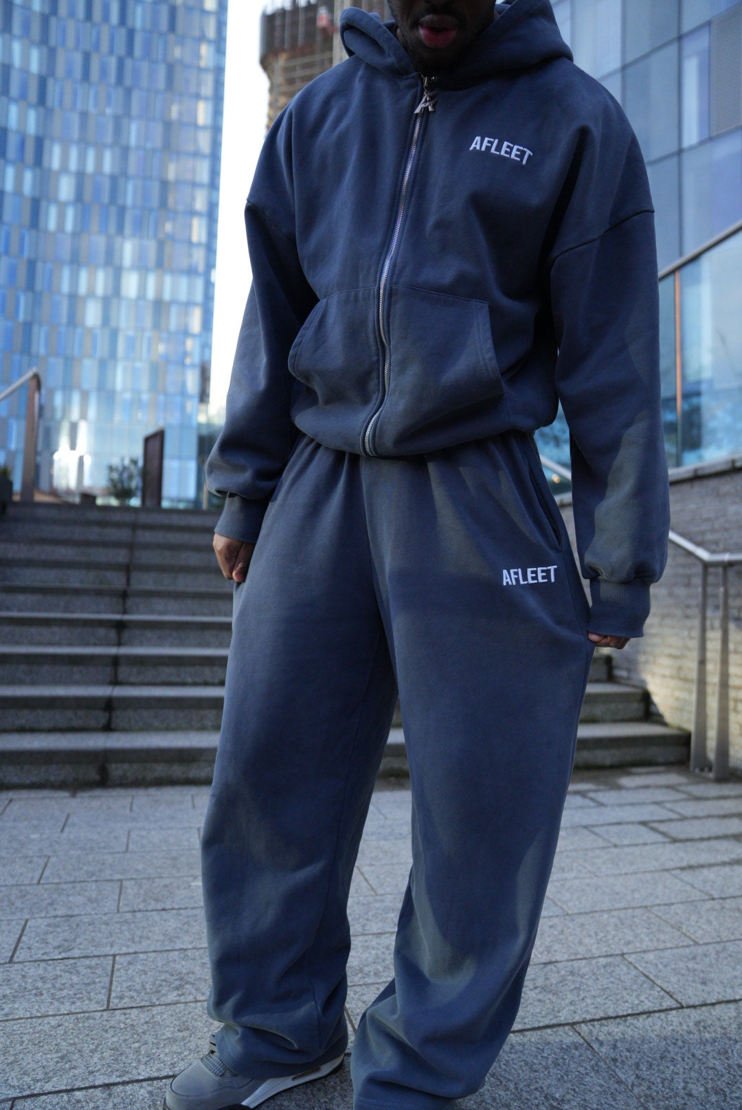 Navy Heavyweight Joggers.