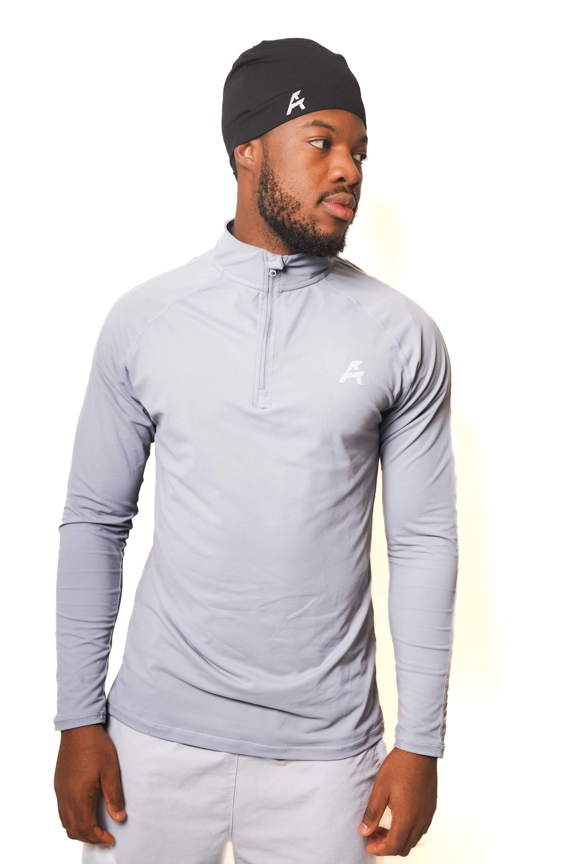 Core Quater Zip - Grey