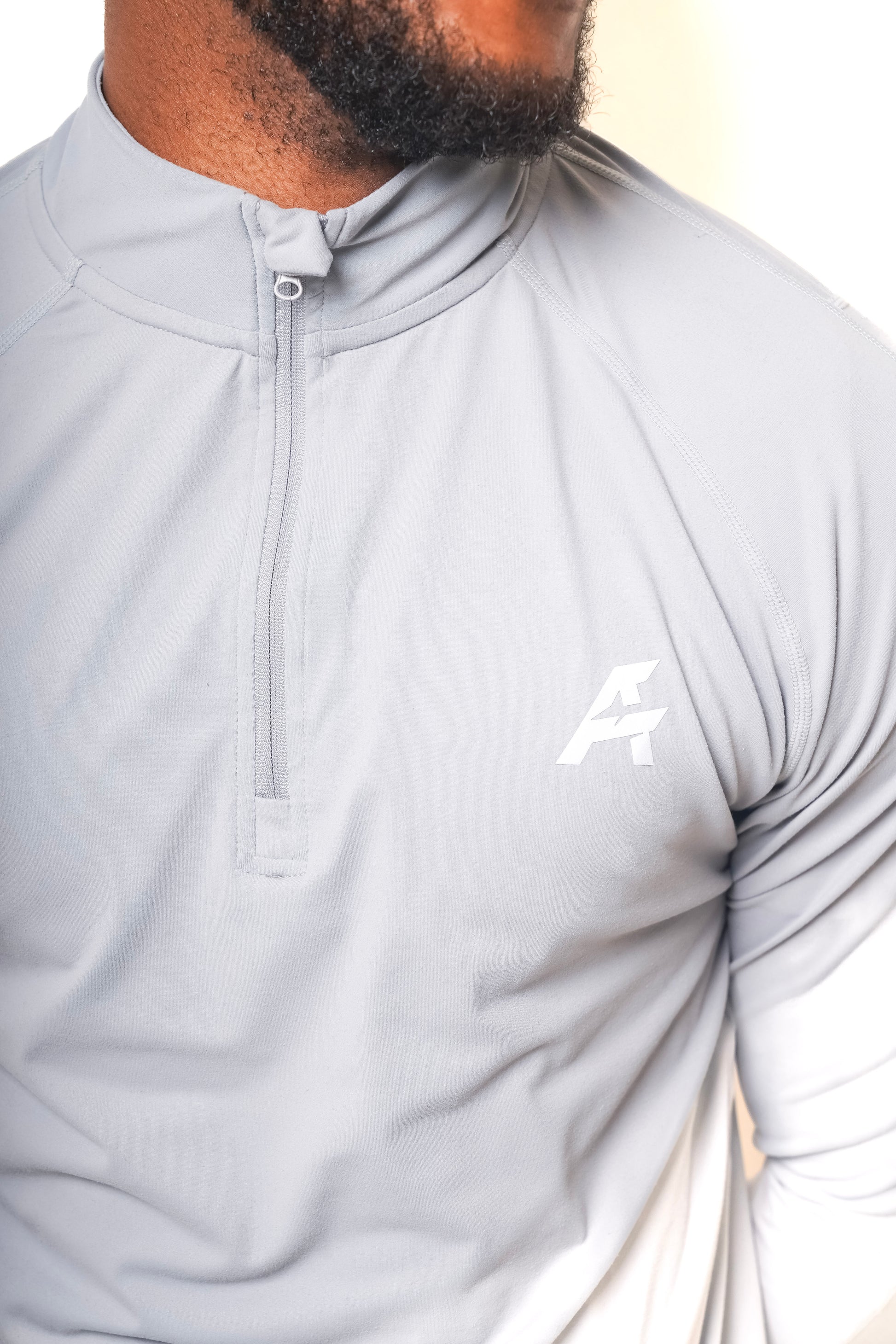 Core Quater Zip - Grey